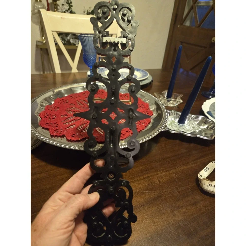 Vintage Burnwood USA Black Sconce